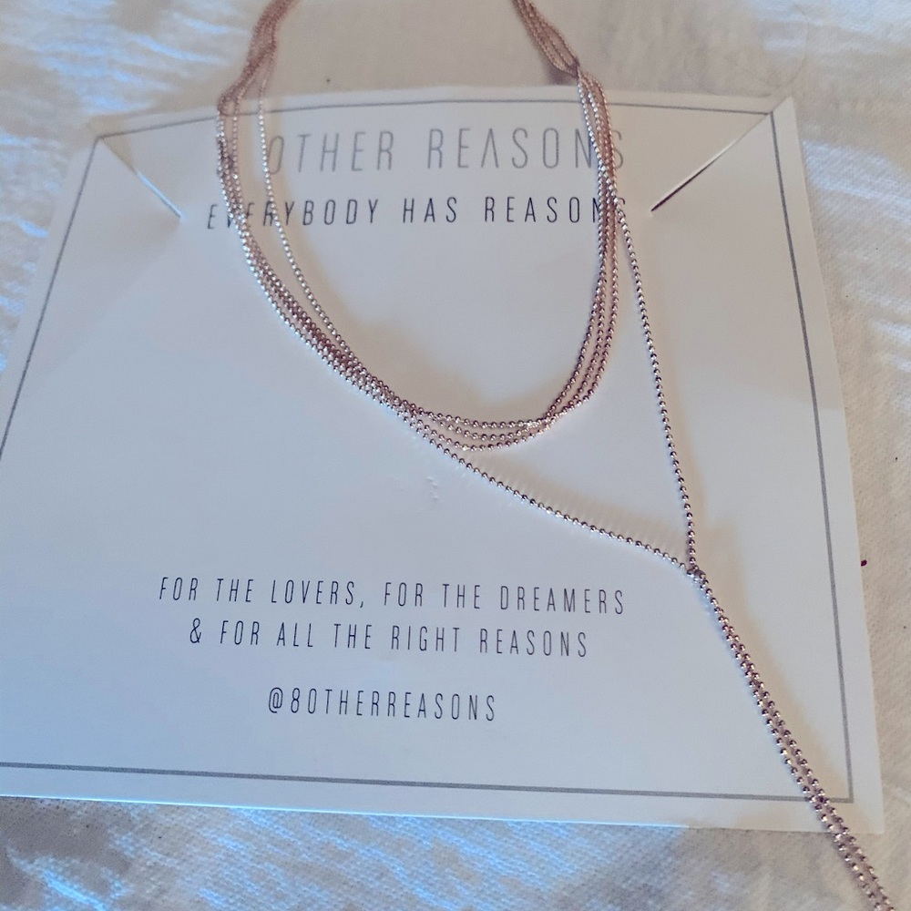 NEW 8 Other Reasons Nine Lives Choker in rose gold